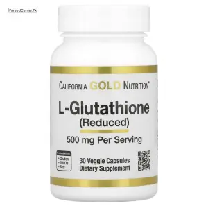 California Gold Nutrition L-Glutathione 500mg – 30 Capsules